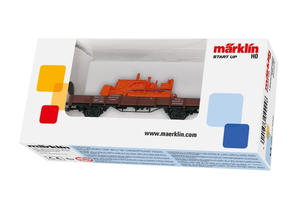 картинка Платформа с низкими бортами с бульдозером, арт. 04424 интернет-магазин TuKiTu.ru